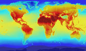 World temperature map - NASA